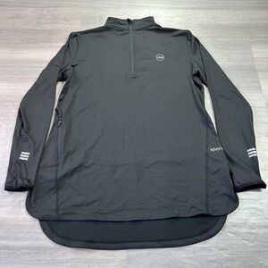 Spark Pullover Mens Large Black 1/4 Zip Long Sleeve Running Performance Top